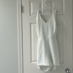 ARITZIA WILFRED ÉCOULEMENT TIE STRIPED ROMPER